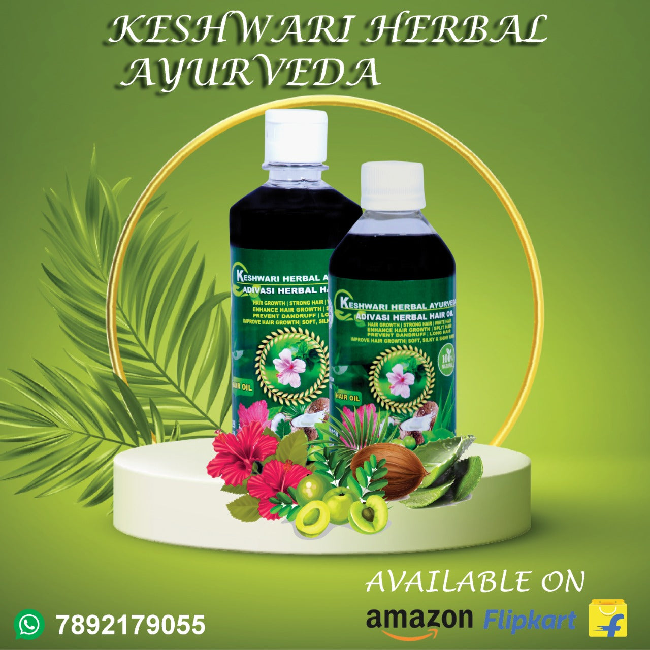 Keshwari Hakki Pikki Adivasi Herbal Hair OIl