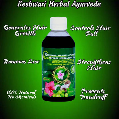 Keshwari Hakki Pikki Adivasi Herbal Hair OIl